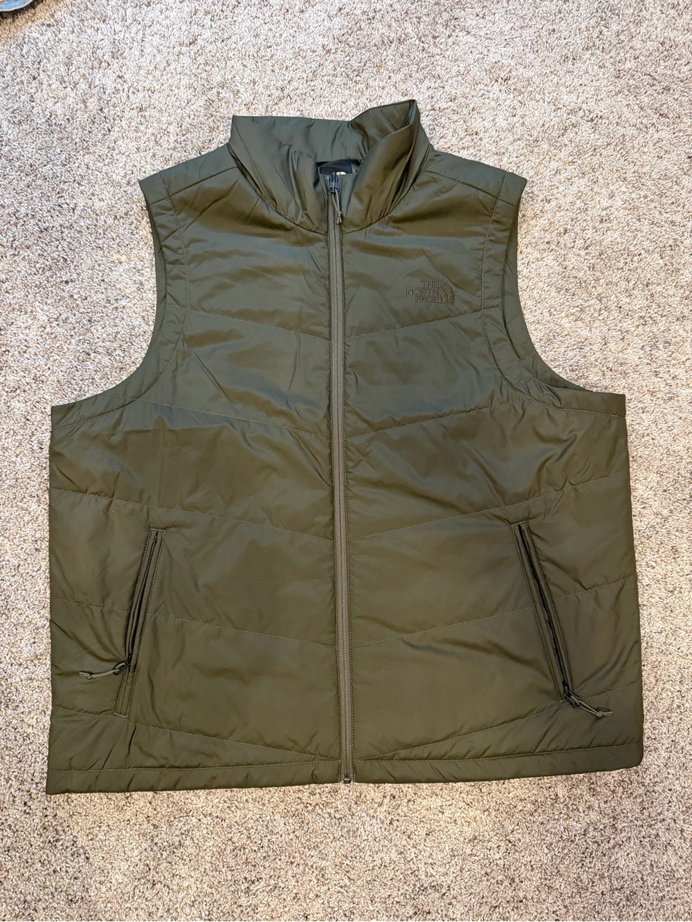 Mens North Face XL Zip up vest